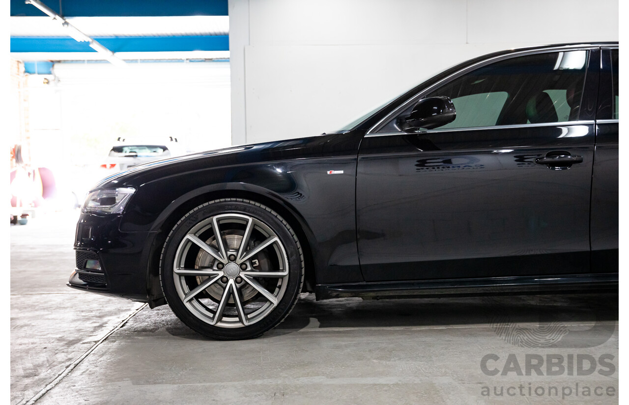 7/2015 Audi A4 2.0 TFSI Ambition Quattro B8 (8K) MY15 4d Sedan Mythos Black Metallic Turbo 2.0L
