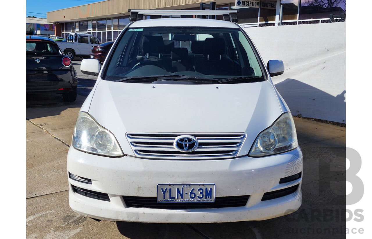 12/2008 Toyota Avensis Verso GLX ACM21R 4d Wagon White 2.4L