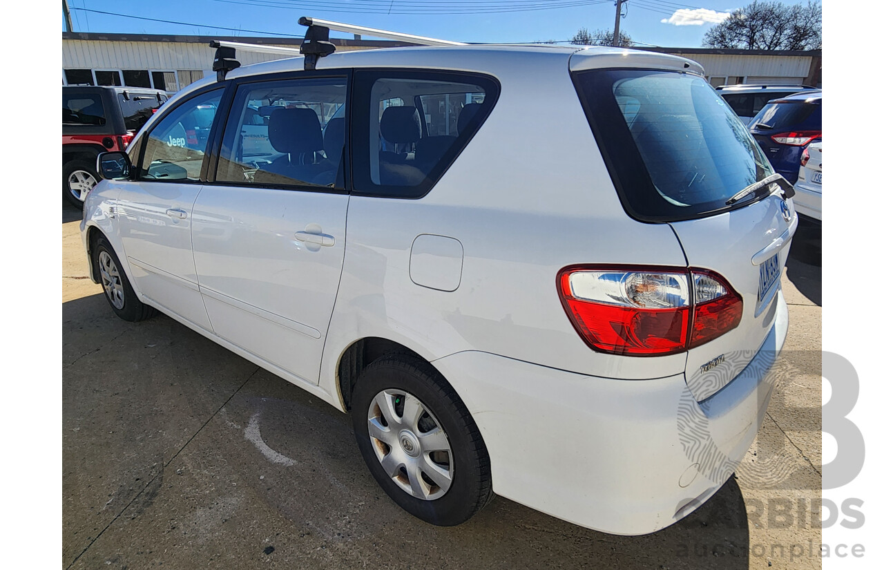 12/2008 Toyota Avensis Verso GLX ACM21R 4d Wagon White 2.4L