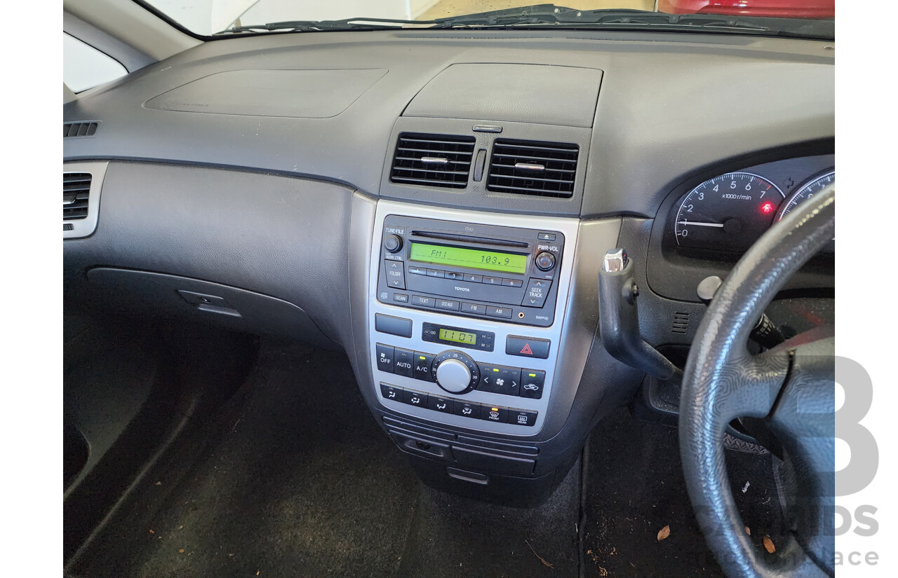 12/2008 Toyota Avensis Verso GLX ACM21R 4d Wagon White 2.4L