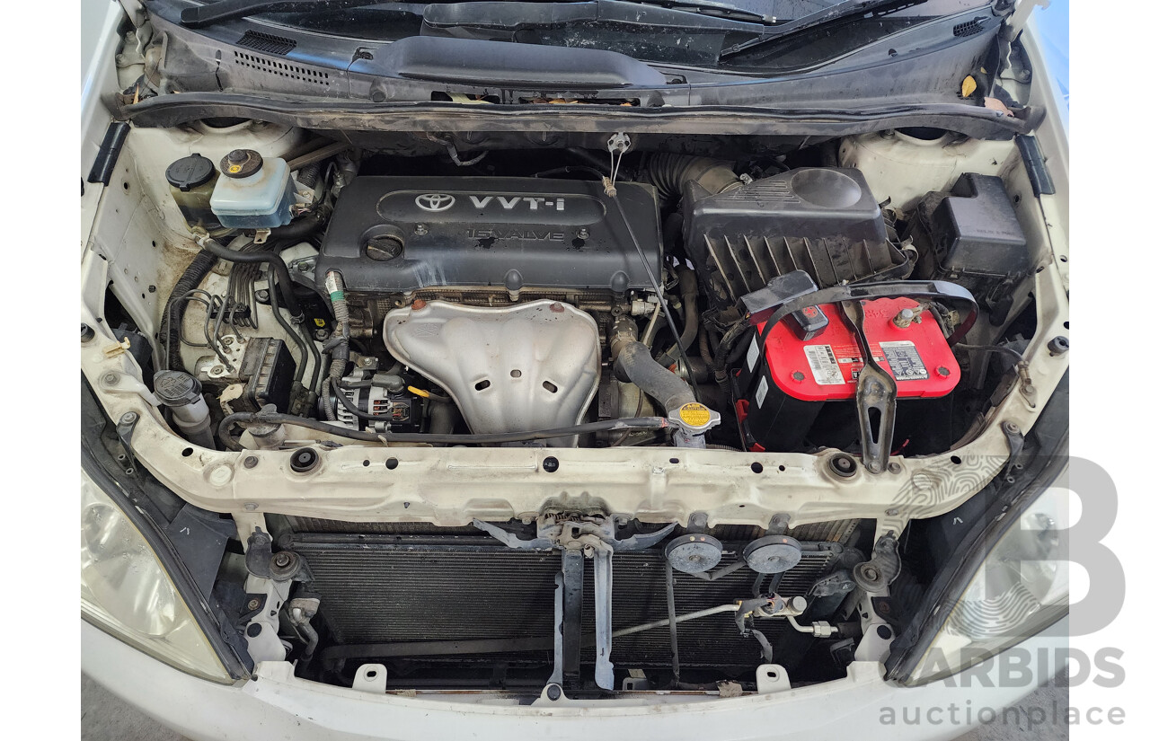 12/2008 Toyota Avensis Verso GLX ACM21R 4d Wagon White 2.4L