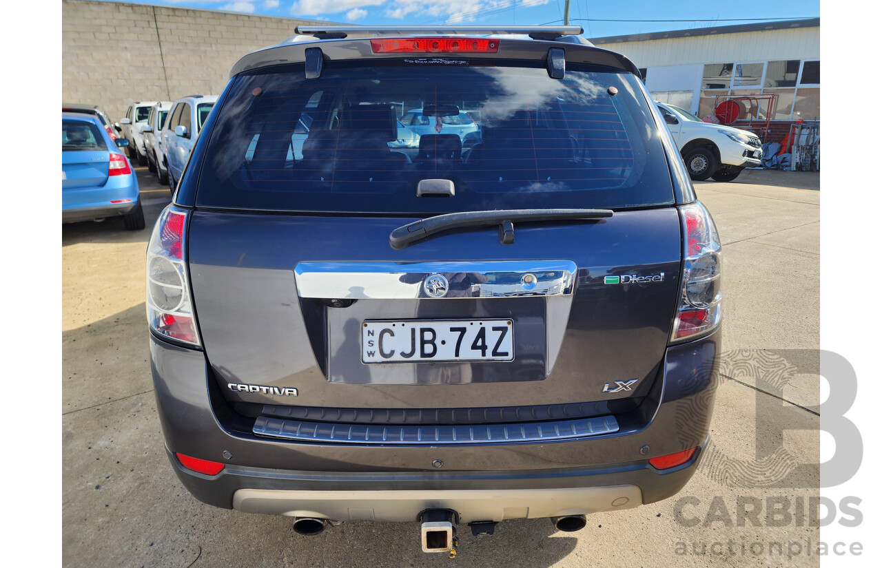 7/2012 Holden Captiva 7 LX (4x4) CG SERIES II 4d Wagon Grey 2.2L