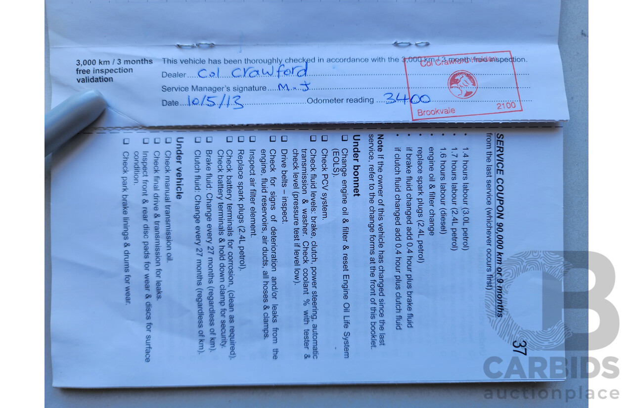 7/2012 Holden Captiva 7 LX (4x4) CG SERIES II 4d Wagon Grey 2.2L