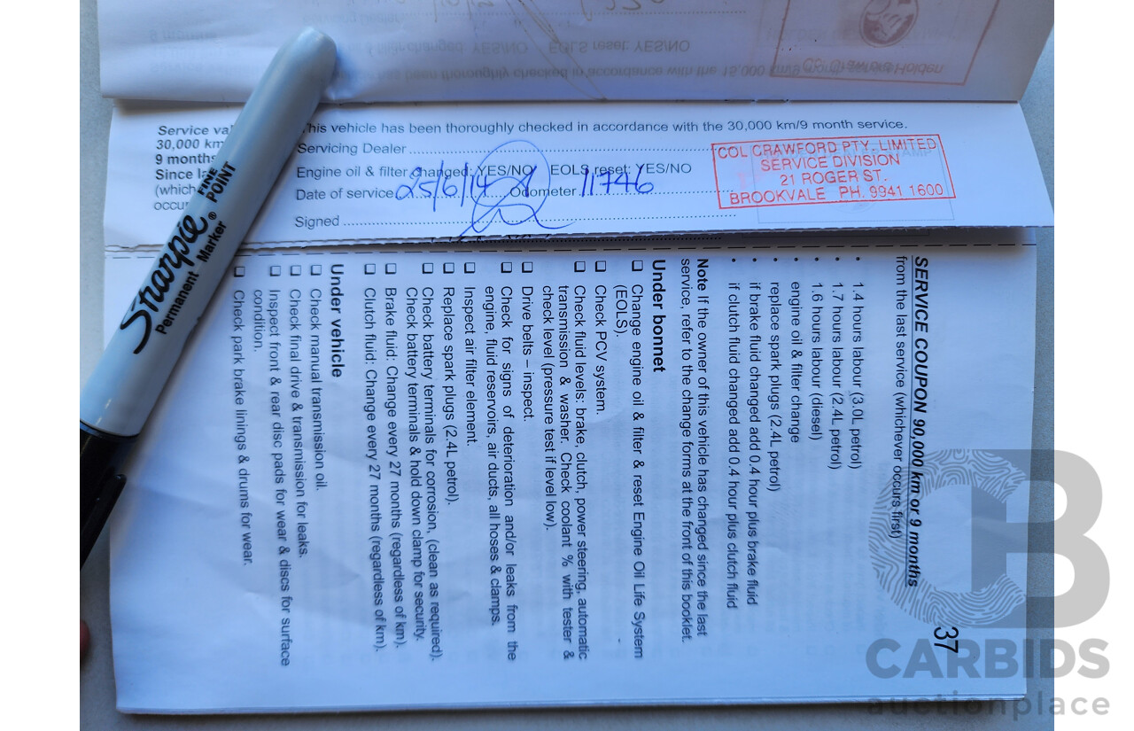 7/2012 Holden Captiva 7 LX (4x4) CG SERIES II 4d Wagon Grey 2.2L