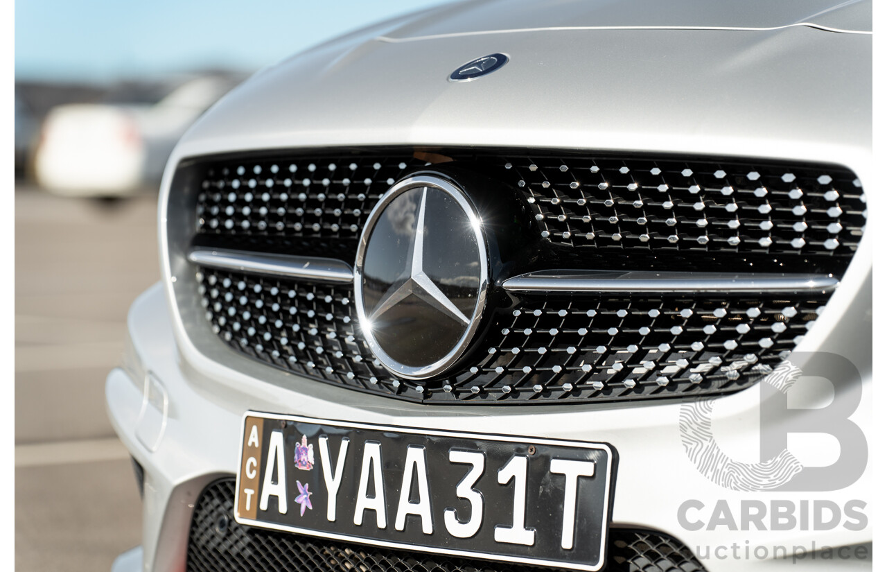 01/2015 Mercedes Benz CLA250 Sport 4matic (AWD) 117 MY15 4d Coupe Polar Silver Metallic Turbo 2.0L