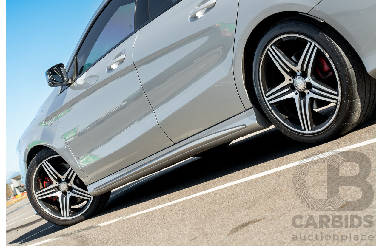 01/2015 Mercedes Benz CLA250 Sport 4matic (AWD) 117 MY15 4d Coupe Polar Silver Metallic Turbo 2.0L