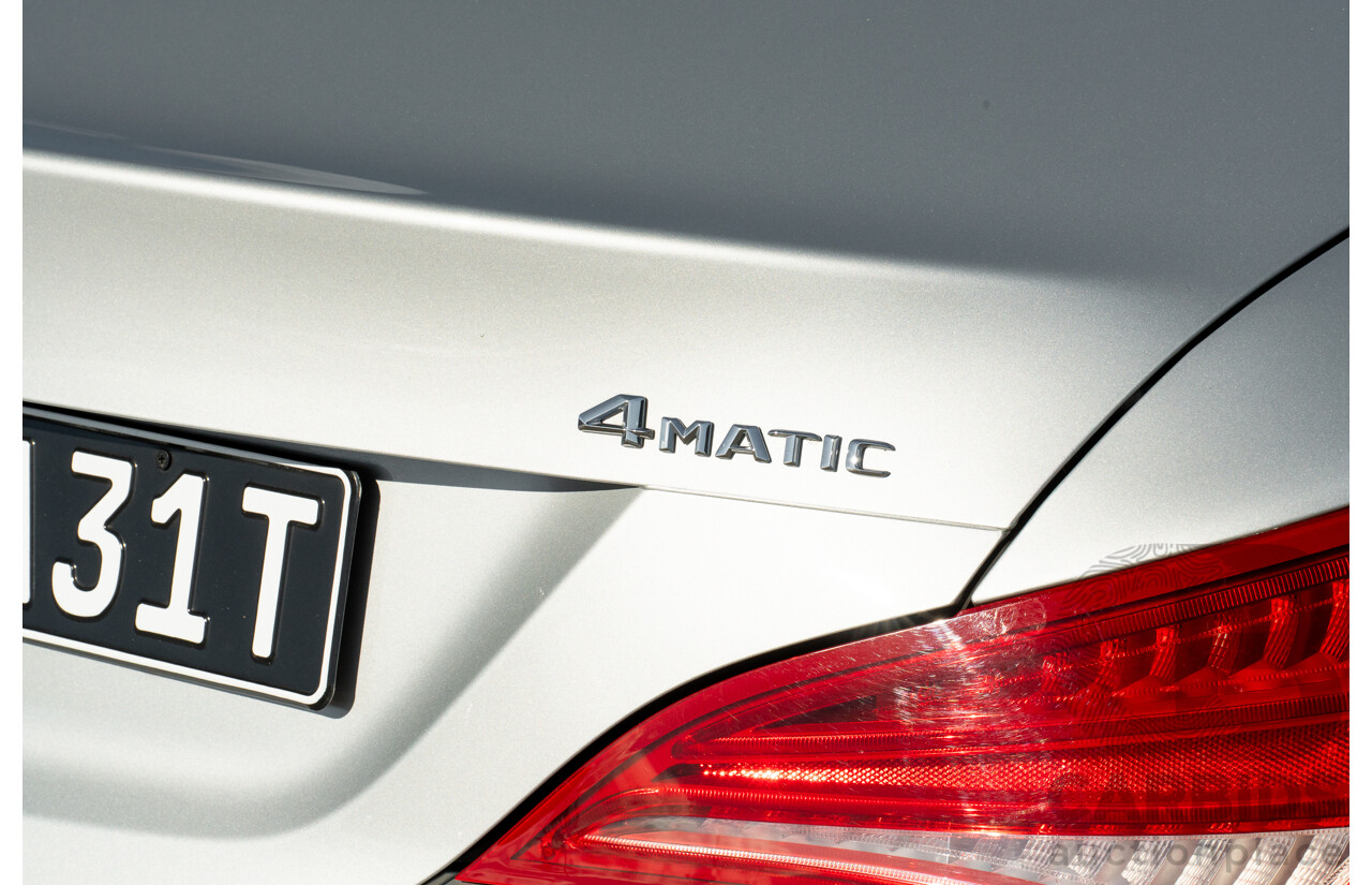 01/2015 Mercedes Benz CLA250 Sport 4matic (AWD) 117 MY15 4d Coupe Polar Silver Metallic Turbo 2.0L