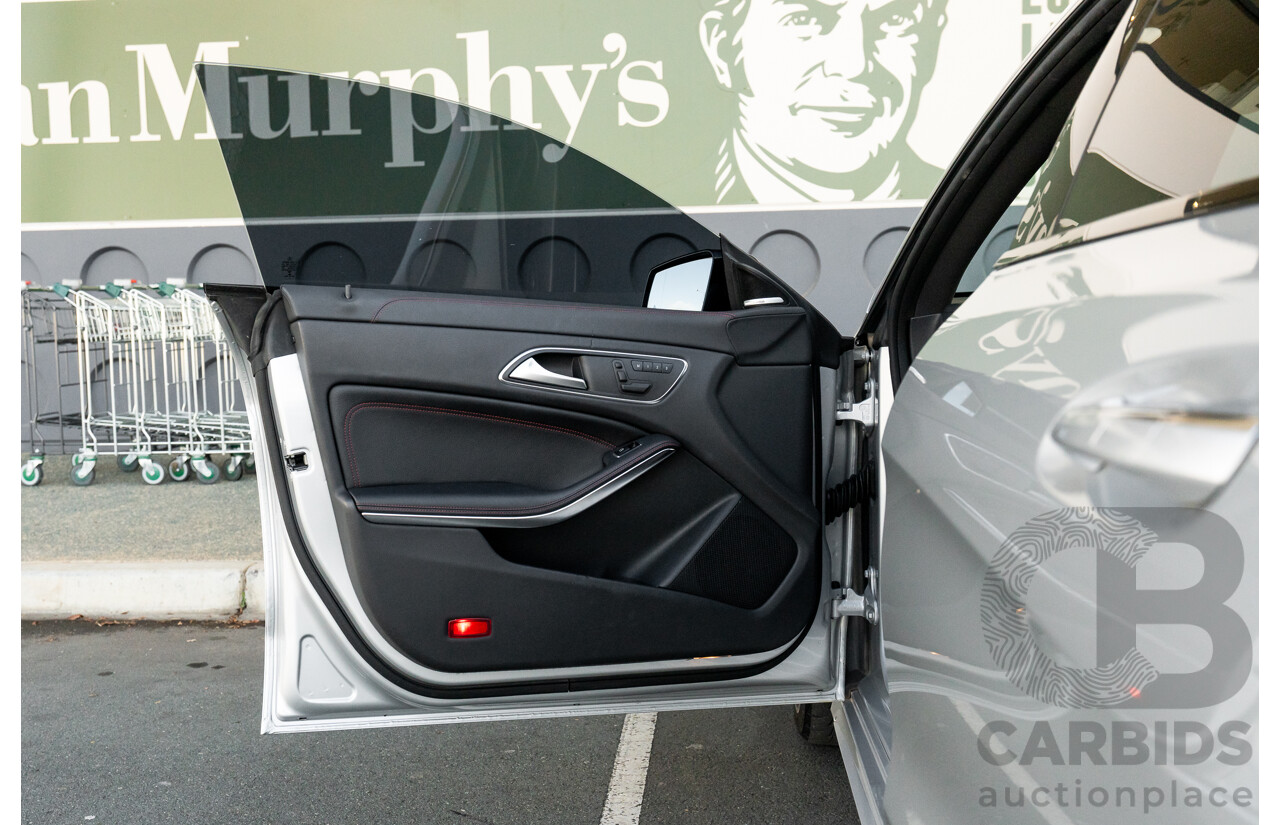 01/2015 Mercedes Benz CLA250 Sport 4matic (AWD) 117 MY15 4d Coupe Polar Silver Metallic Turbo 2.0L