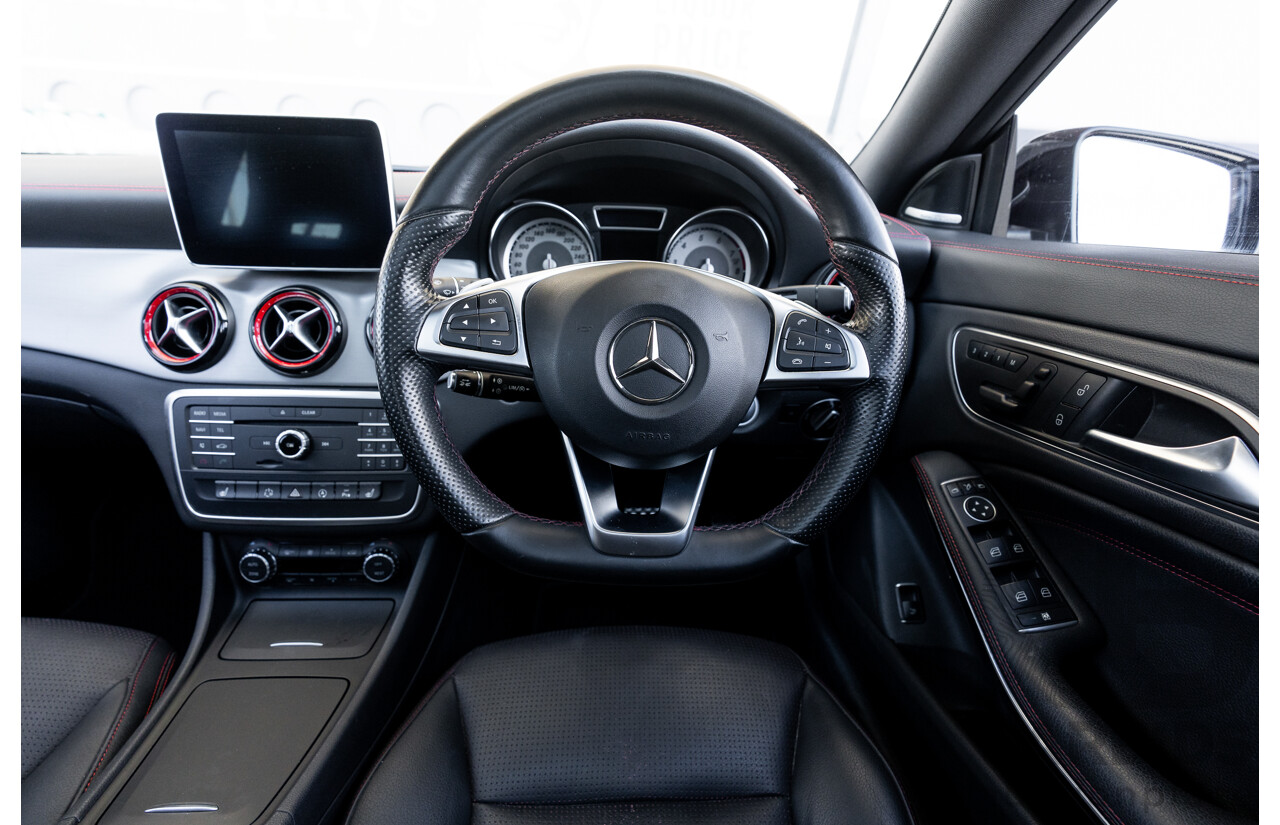 01/2015 Mercedes Benz CLA250 Sport 4matic (AWD) 117 MY15 4d Coupe Polar Silver Metallic Turbo 2.0L