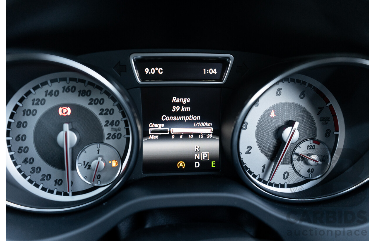 01/2015 Mercedes Benz CLA250 Sport 4matic (AWD) 117 MY15 4d Coupe Polar Silver Metallic Turbo 2.0L