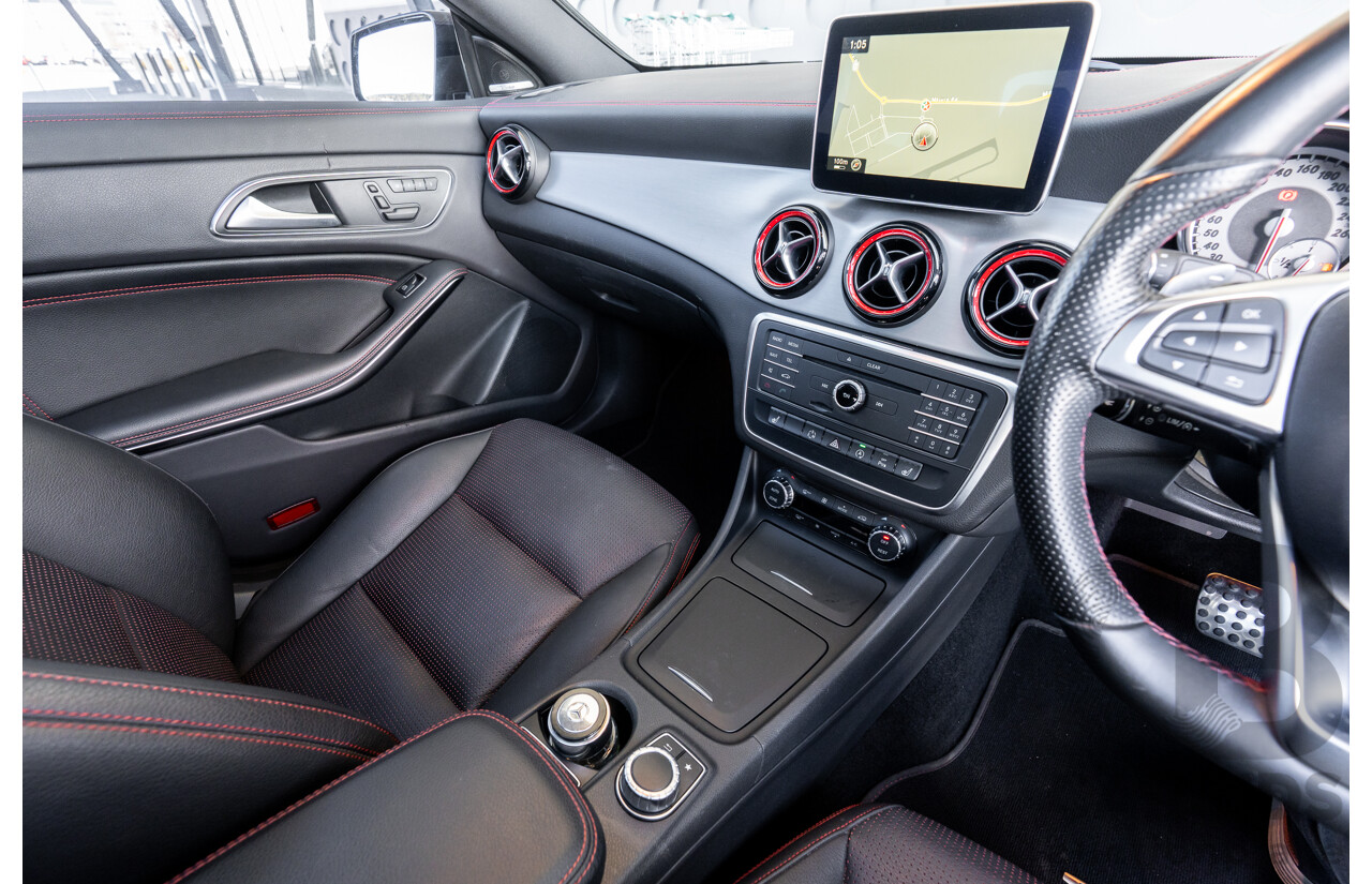 01/2015 Mercedes Benz CLA250 Sport 4matic (AWD) 117 MY15 4d Coupe Polar Silver Metallic Turbo 2.0L