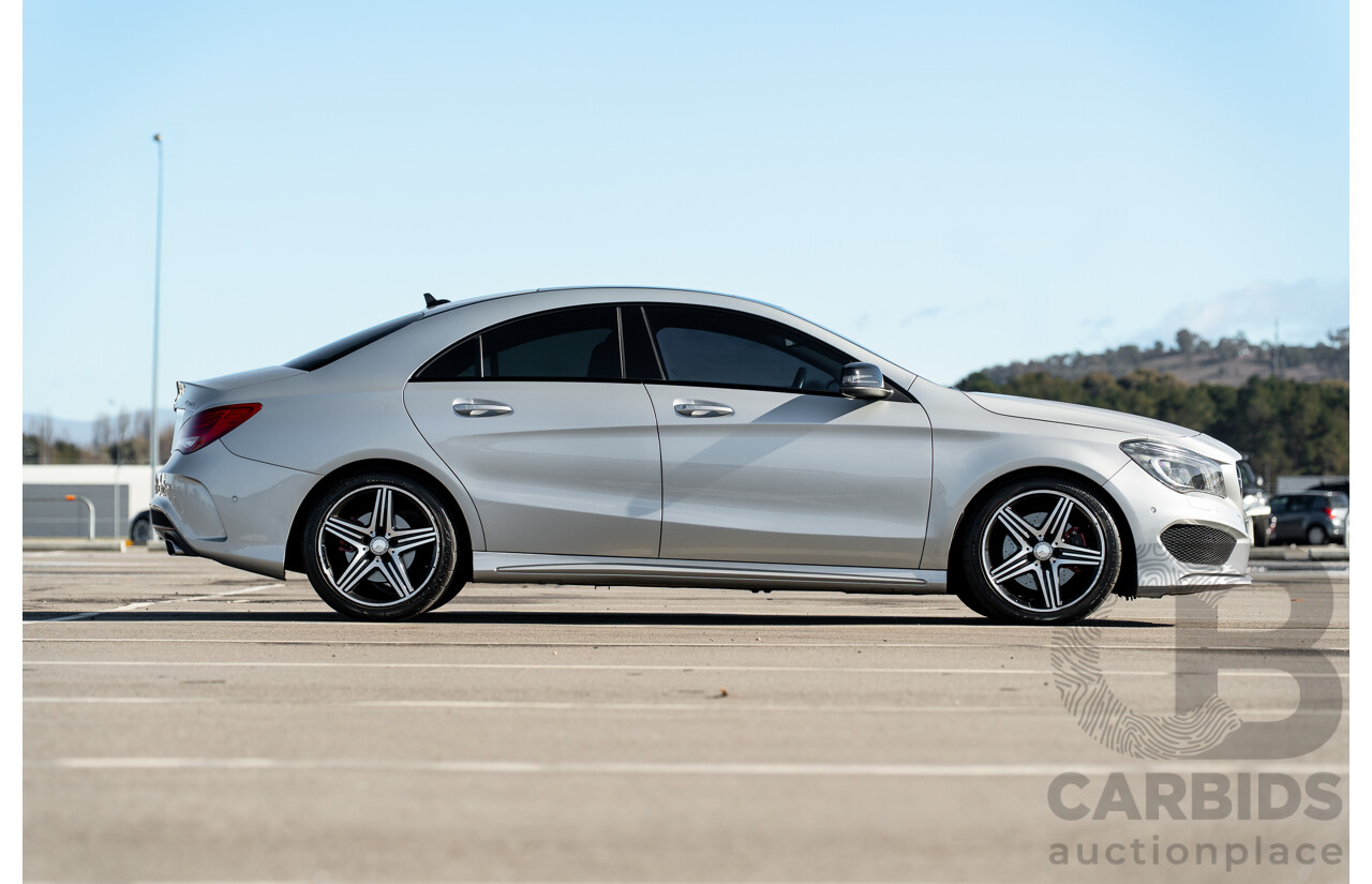 01/2015 Mercedes Benz CLA250 Sport 4matic (AWD) 117 MY15 4d Coupe Polar Silver Metallic Turbo 2.0L