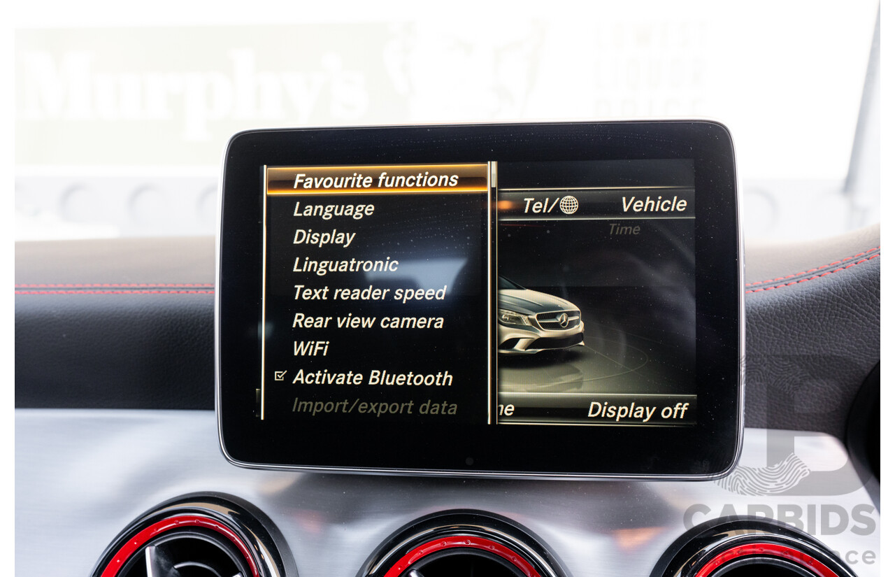 01/2015 Mercedes Benz CLA250 Sport 4matic (AWD) 117 MY15 4d Coupe Polar Silver Metallic Turbo 2.0L