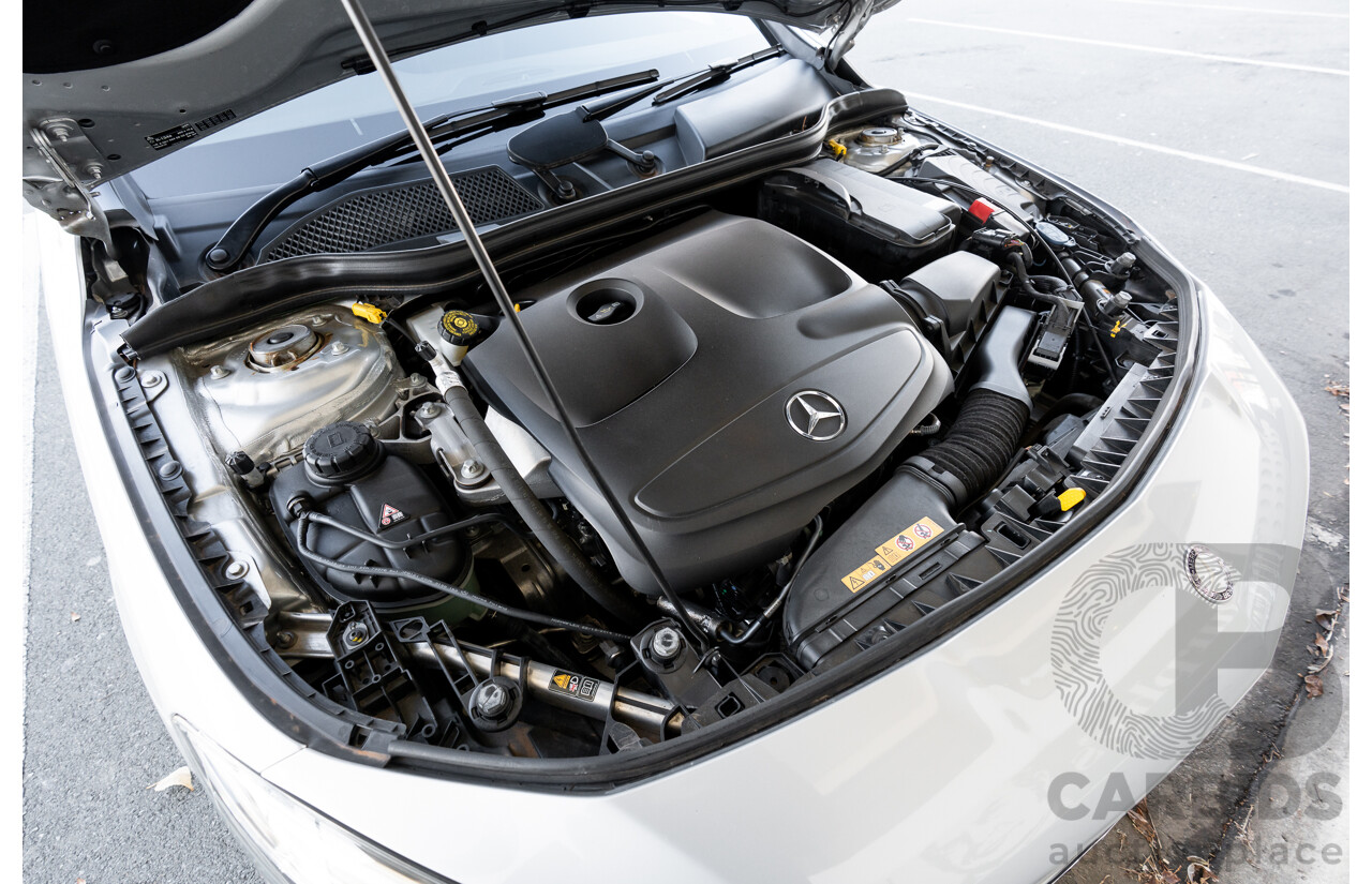 01/2015 Mercedes Benz CLA250 Sport 4matic (AWD) 117 MY15 4d Coupe Polar Silver Metallic Turbo 2.0L