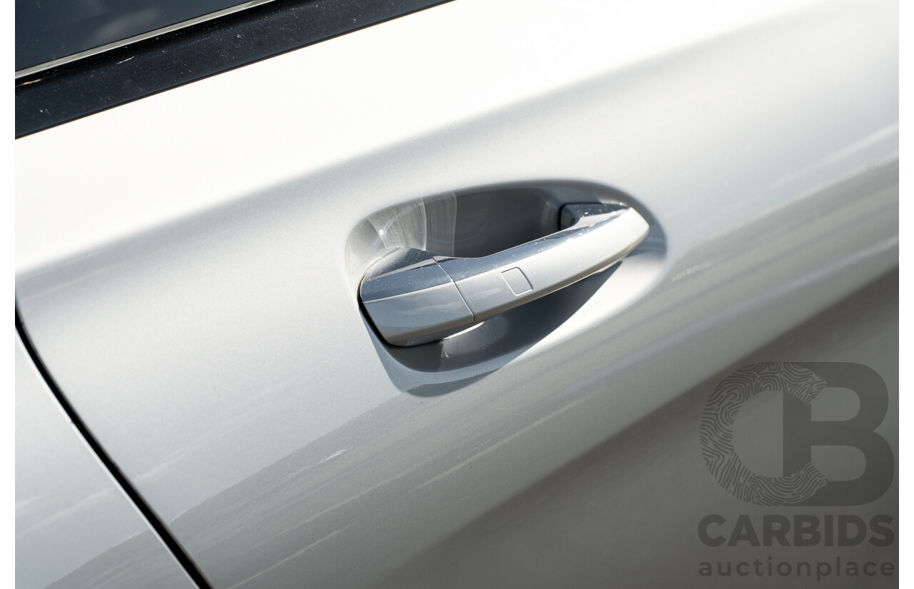 01/2015 Mercedes Benz CLA250 Sport 4matic (AWD) 117 MY15 4d Coupe Polar Silver Metallic Turbo 2.0L