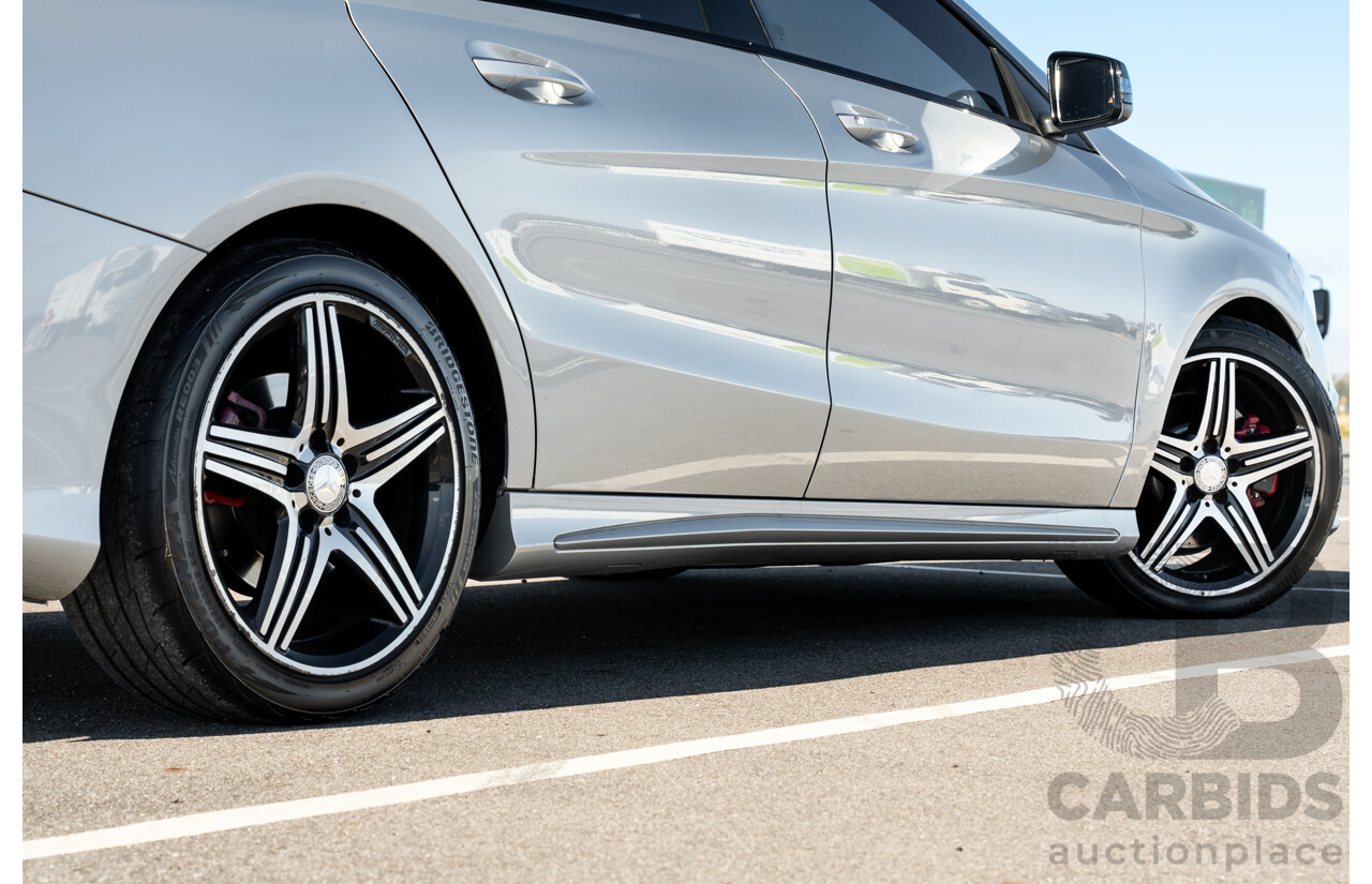 01/2015 Mercedes Benz CLA250 Sport 4matic (AWD) 117 MY15 4d Coupe Polar Silver Metallic Turbo 2.0L