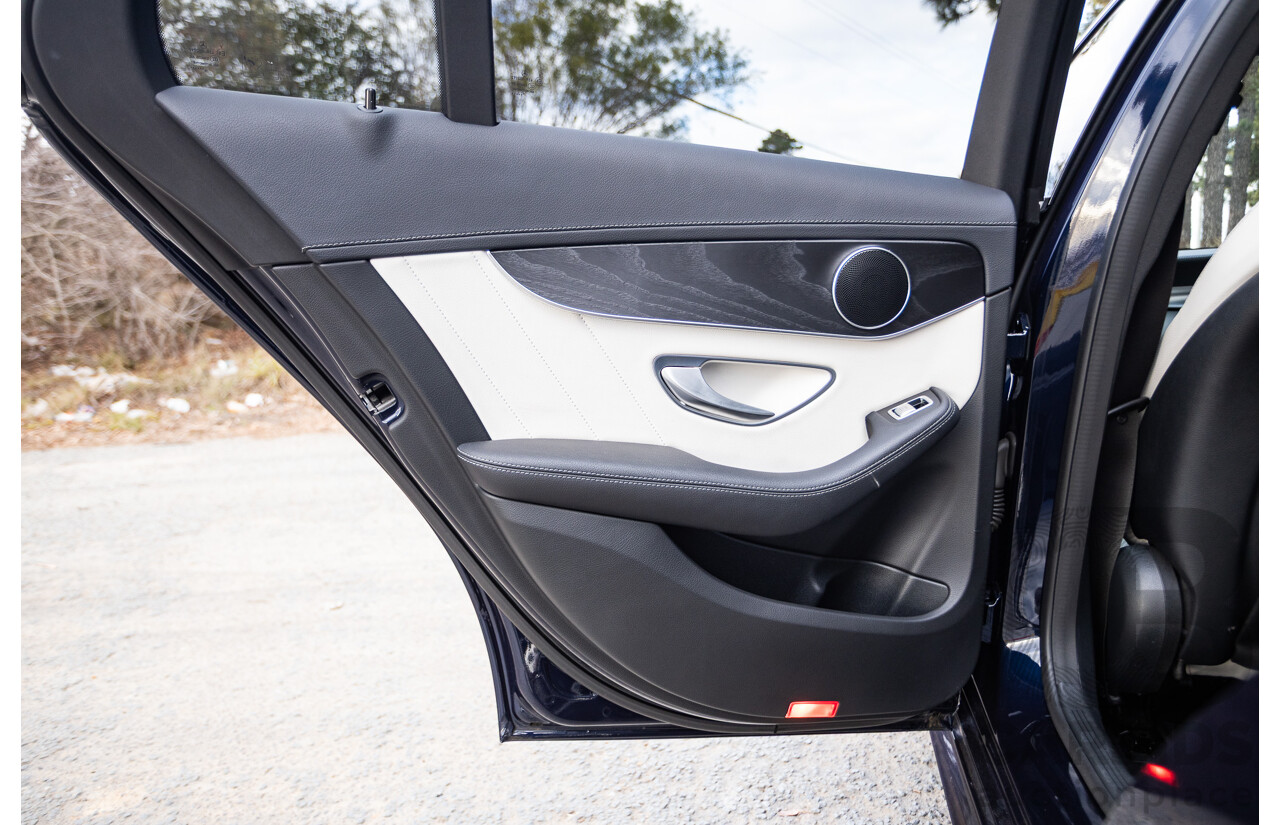 1/2015 Mercedes Benz C250 AMG Line W205 4d Sedan Cavansite Blue Metallic Turbo 2.0L