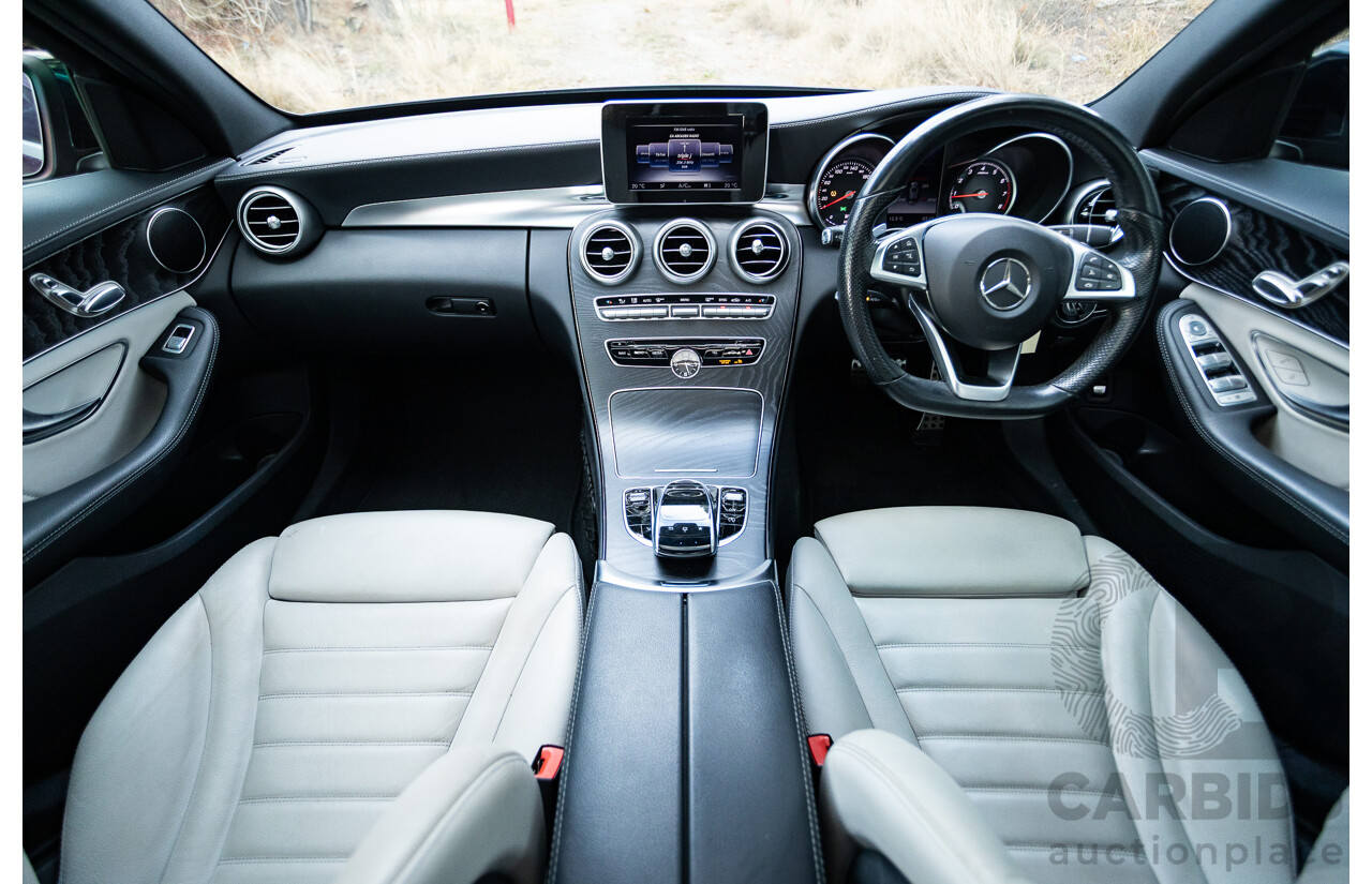 1/2015 Mercedes Benz C250 AMG Line W205 4d Sedan Cavansite Blue Metallic Turbo 2.0L