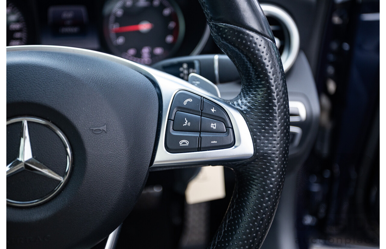 1/2015 Mercedes Benz C250 AMG Line W205 4d Sedan Cavansite Blue Metallic Turbo 2.0L