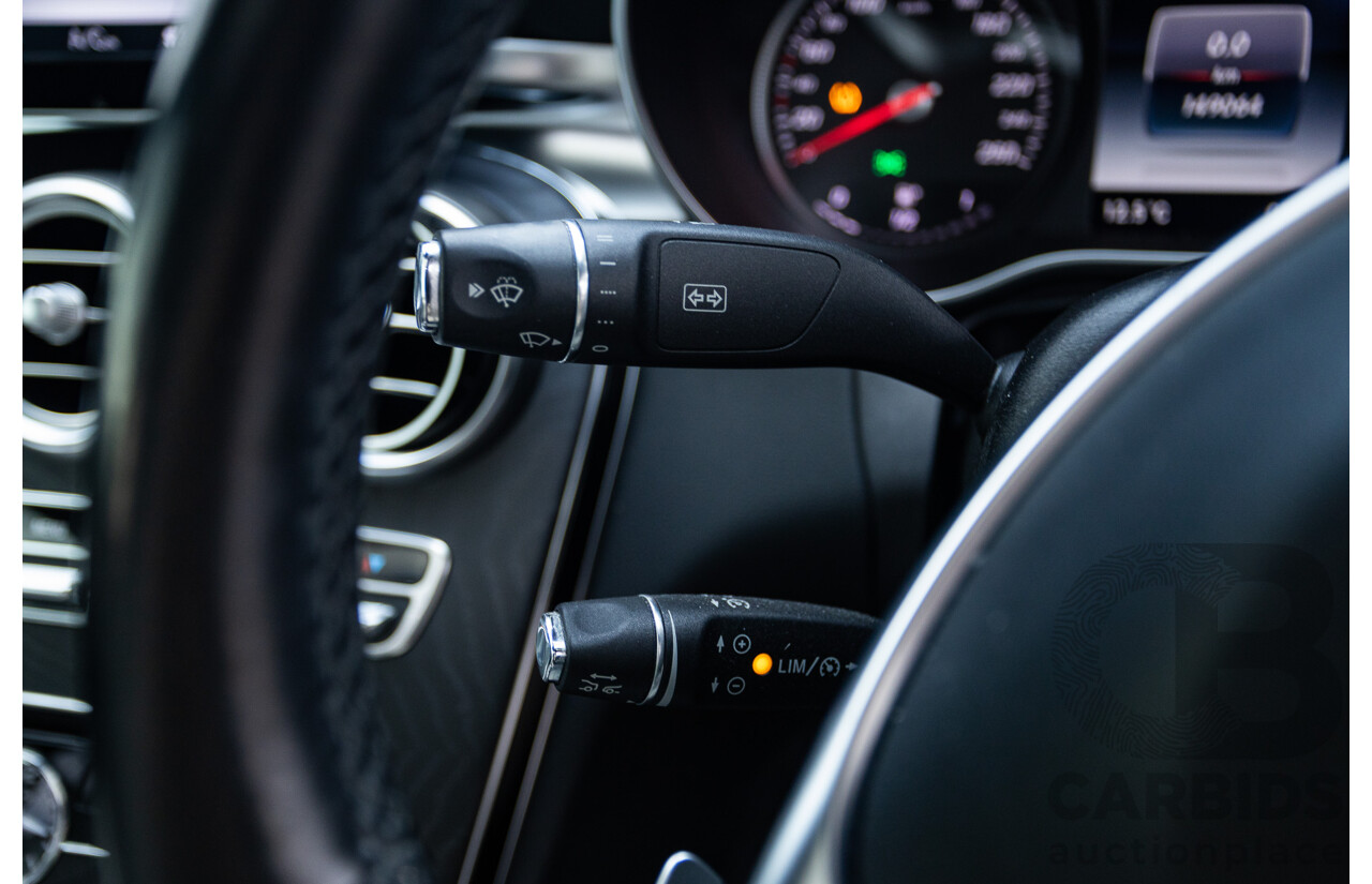 1/2015 Mercedes Benz C250 AMG Line W205 4d Sedan Cavansite Blue Metallic Turbo 2.0L