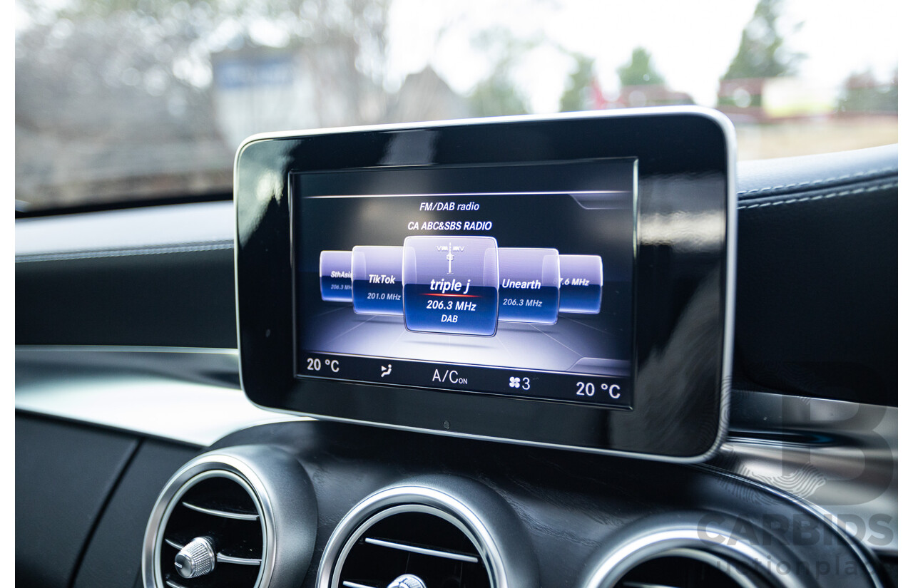 1/2015 Mercedes Benz C250 AMG Line W205 4d Sedan Cavansite Blue Metallic Turbo 2.0L