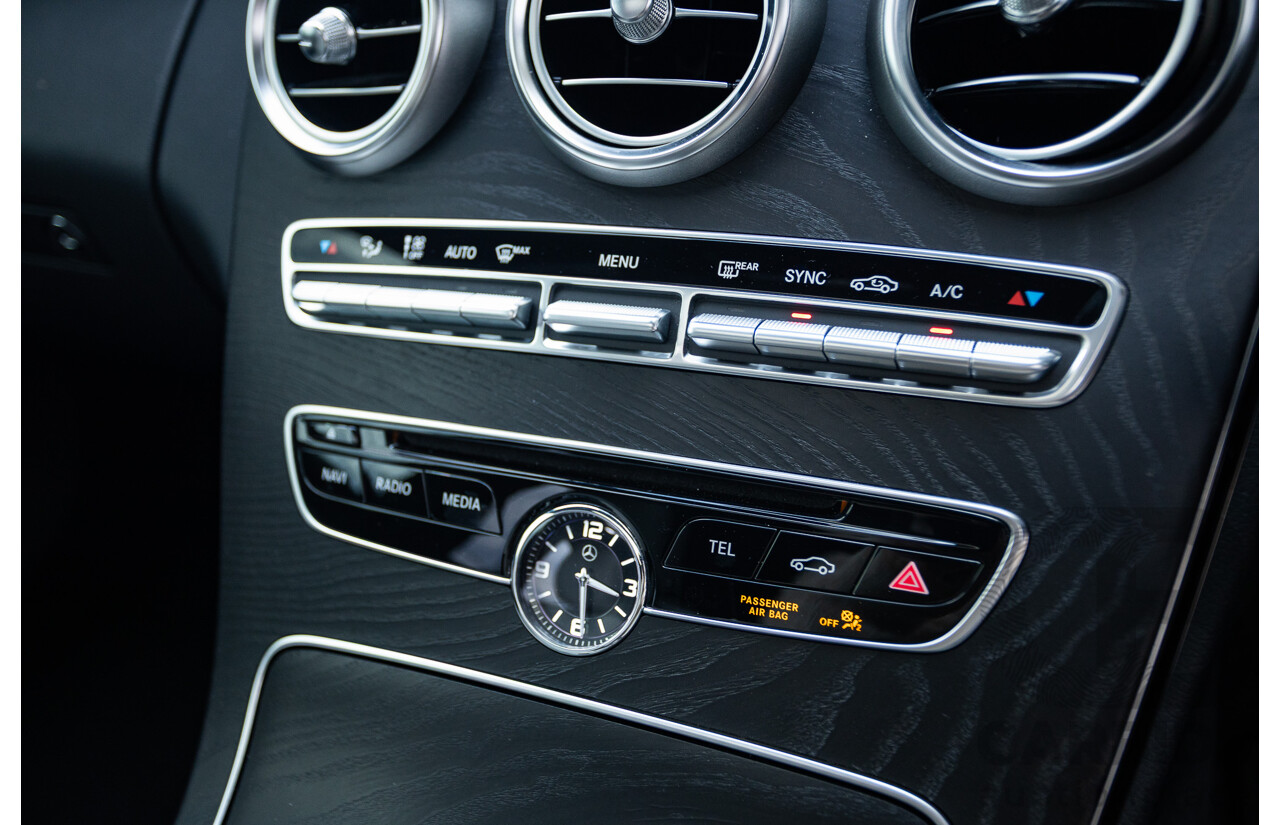 1/2015 Mercedes Benz C250 AMG Line W205 4d Sedan Cavansite Blue Metallic Turbo 2.0L