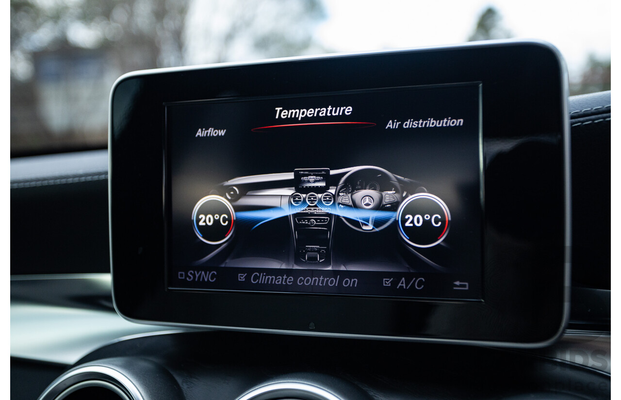 1/2015 Mercedes Benz C250 AMG Line W205 4d Sedan Cavansite Blue Metallic Turbo 2.0L