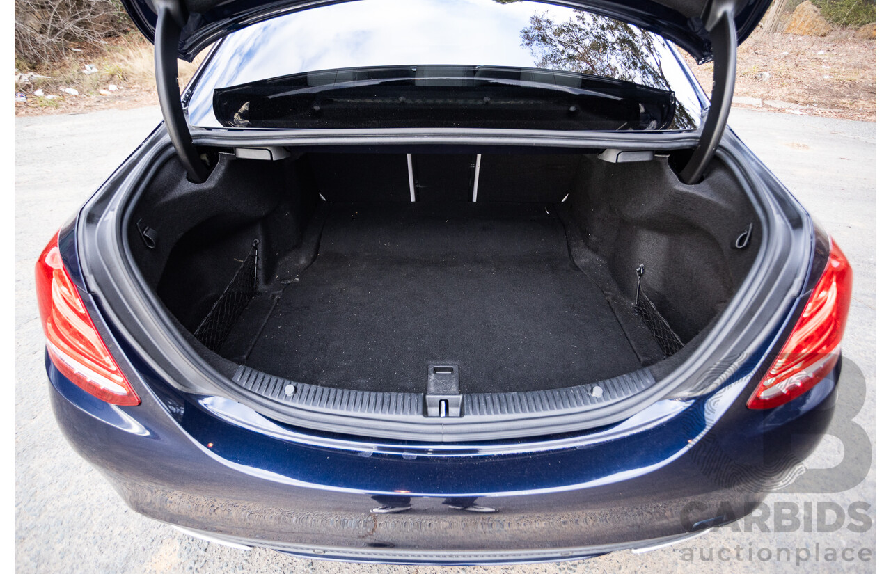 1/2015 Mercedes Benz C250 AMG Line W205 4d Sedan Cavansite Blue Metallic Turbo 2.0L