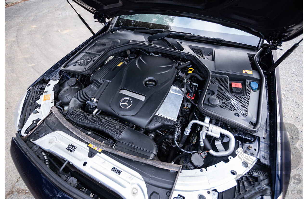 1/2015 Mercedes Benz C250 AMG Line W205 4d Sedan Cavansite Blue Metallic Turbo 2.0L