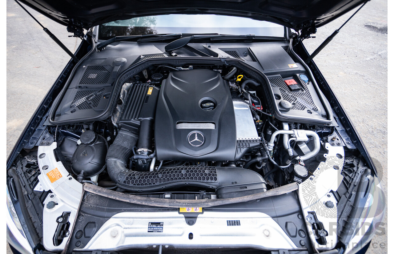 1/2015 Mercedes Benz C250 AMG Line W205 4d Sedan Cavansite Blue Metallic Turbo 2.0L