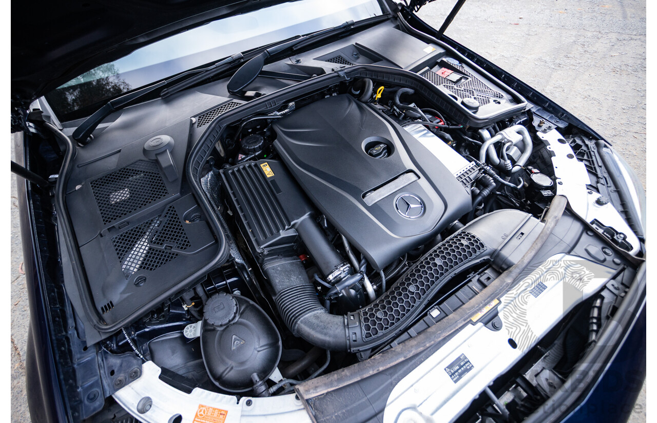 1/2015 Mercedes Benz C250 AMG Line W205 4d Sedan Cavansite Blue Metallic Turbo 2.0L