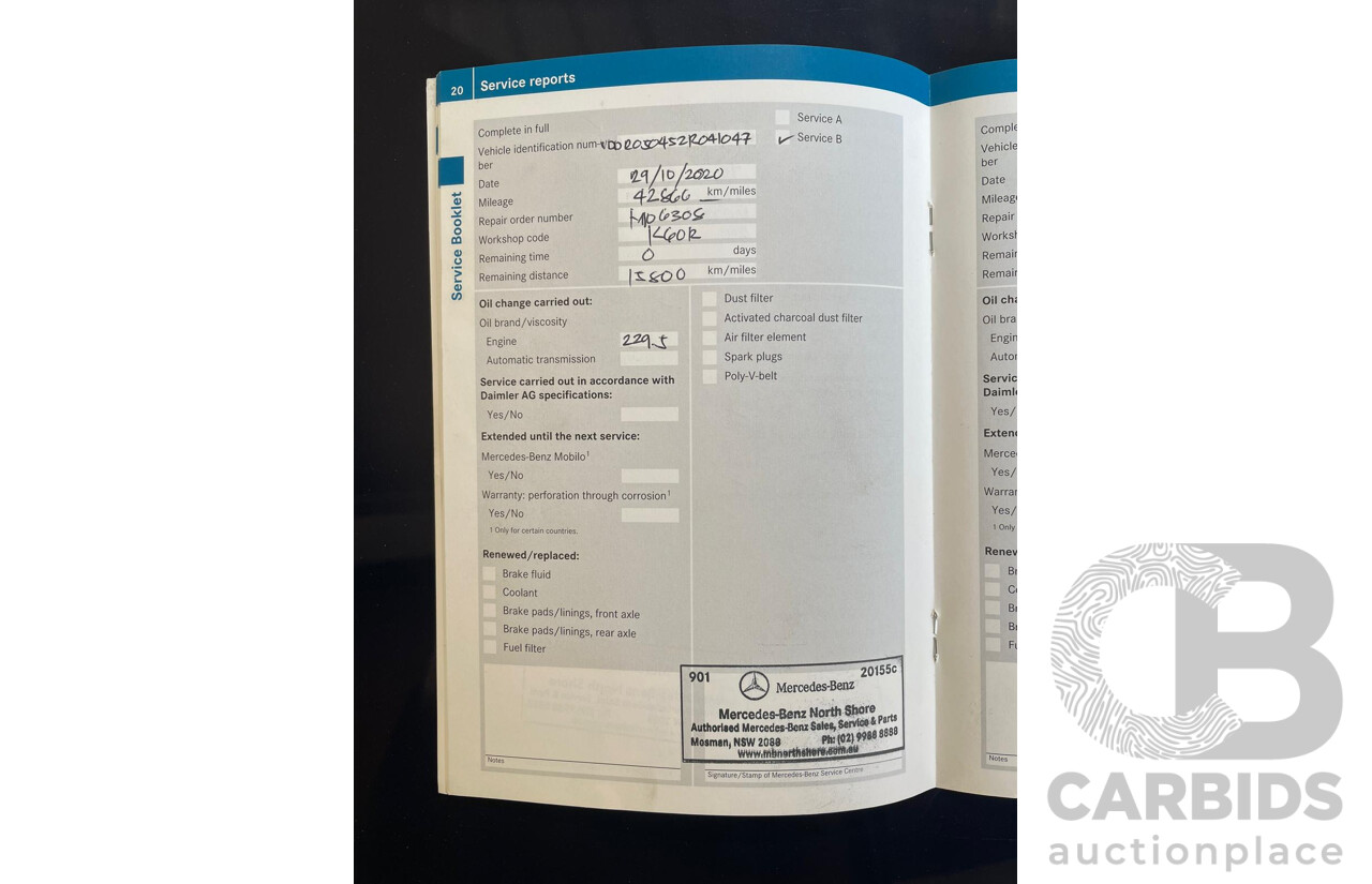 1/2015 Mercedes Benz C250 AMG Line W205 4d Sedan Cavansite Blue Metallic Turbo 2.0L