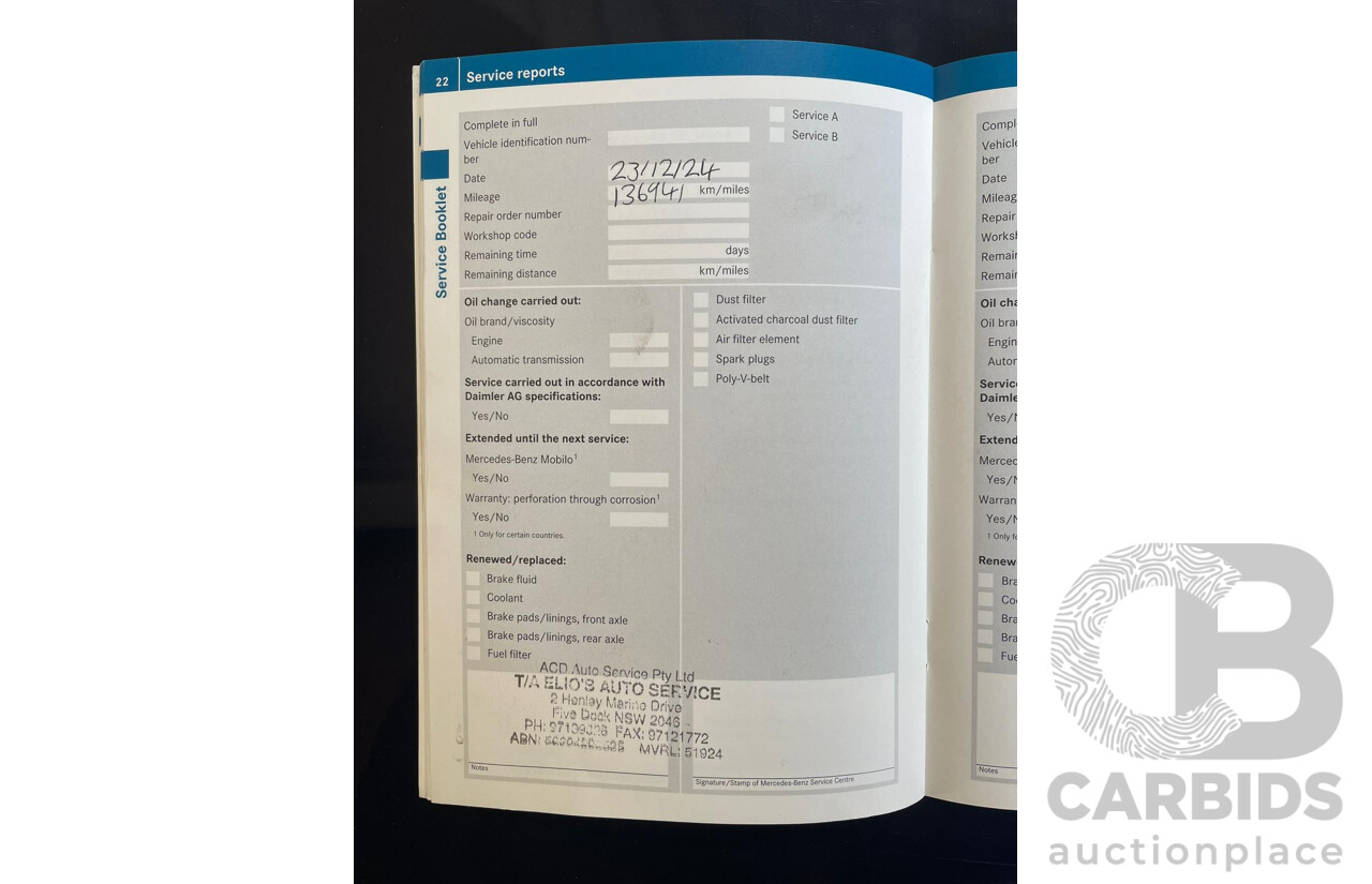 1/2015 Mercedes Benz C250 AMG Line W205 4d Sedan Cavansite Blue Metallic Turbo 2.0L