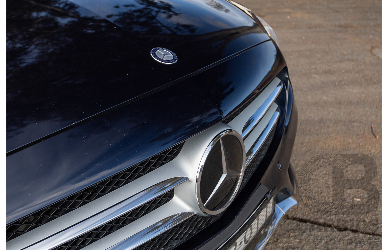 1/2015 Mercedes Benz C250 AMG Line W205 4d Sedan Cavansite Blue Metallic Turbo 2.0L