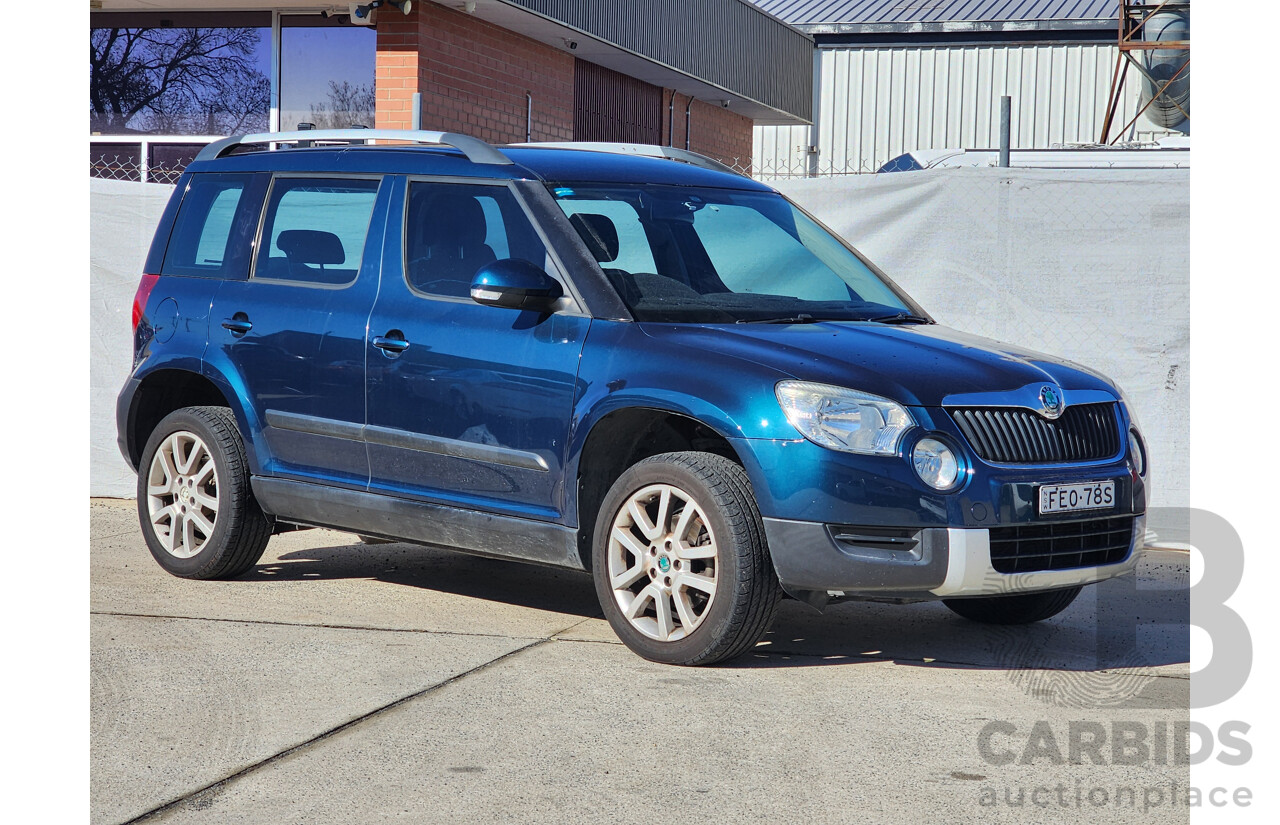 3/2012 Skoda Yeti 112 TSI (4x4) 5L 4d Wagon Blue 1.8L