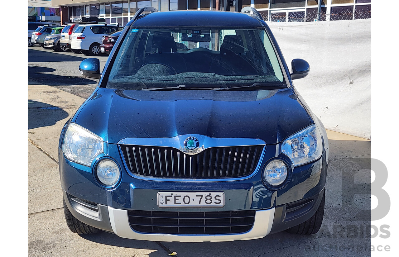 3/2012 Skoda Yeti 112 TSI (4x4) 5L 4d Wagon Blue 1.8L
