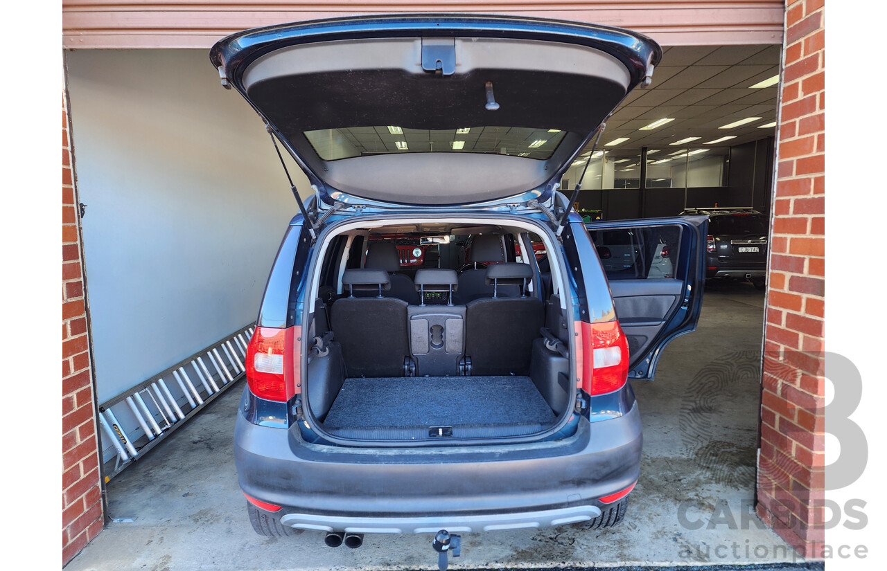 3/2012 Skoda Yeti 112 TSI (4x4) 5L 4d Wagon Blue 1.8L