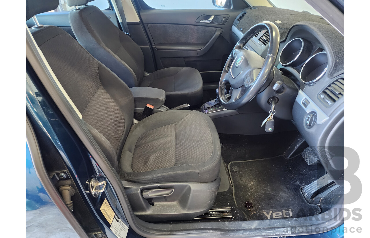 3/2012 Skoda Yeti 112 TSI (4x4) 5L 4d Wagon Blue 1.8L