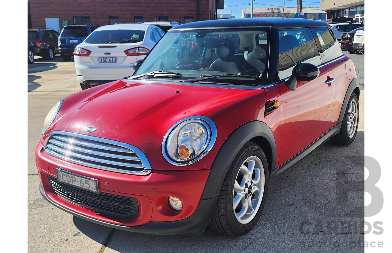 8/2011 Mini Cooper D R56 2d Hatchback Red 1.6L
