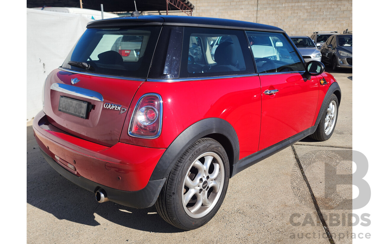 8/2011 Mini Cooper D R56 2d Hatchback Red 1.6L