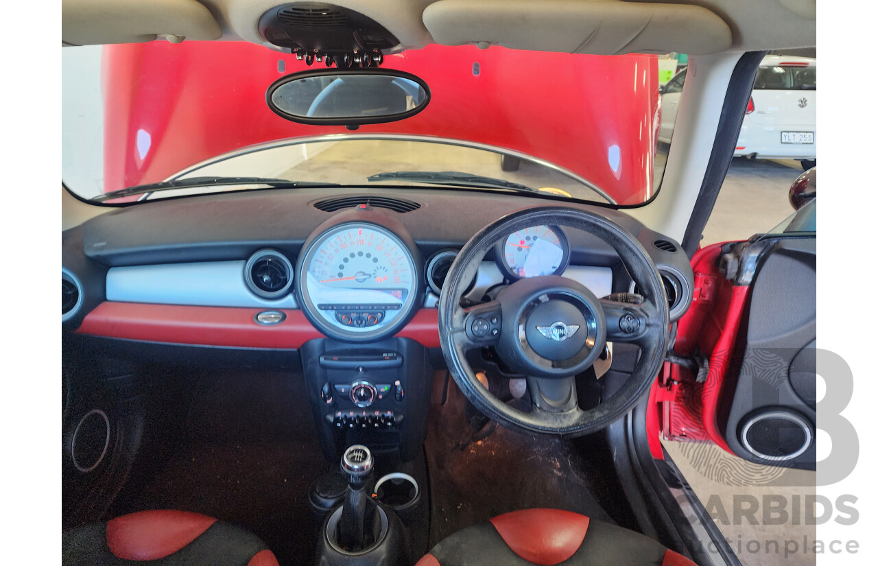 8/2011 Mini Cooper D R56 2d Hatchback Red 1.6L