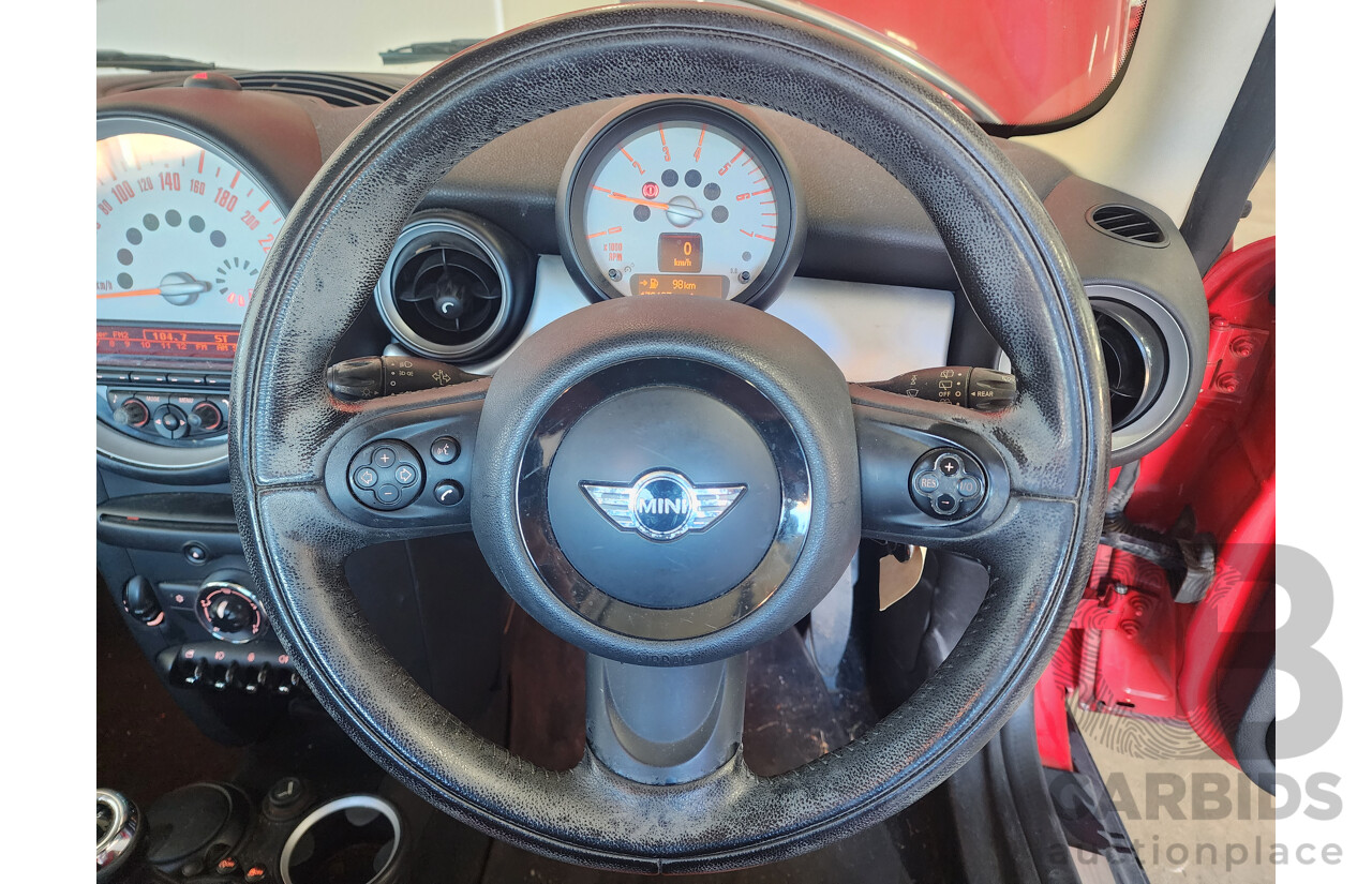 8/2011 Mini Cooper D R56 2d Hatchback Red 1.6L