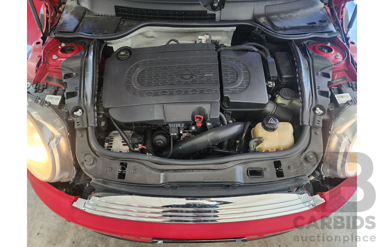 8/2011 Mini Cooper D R56 2d Hatchback Red 1.6L