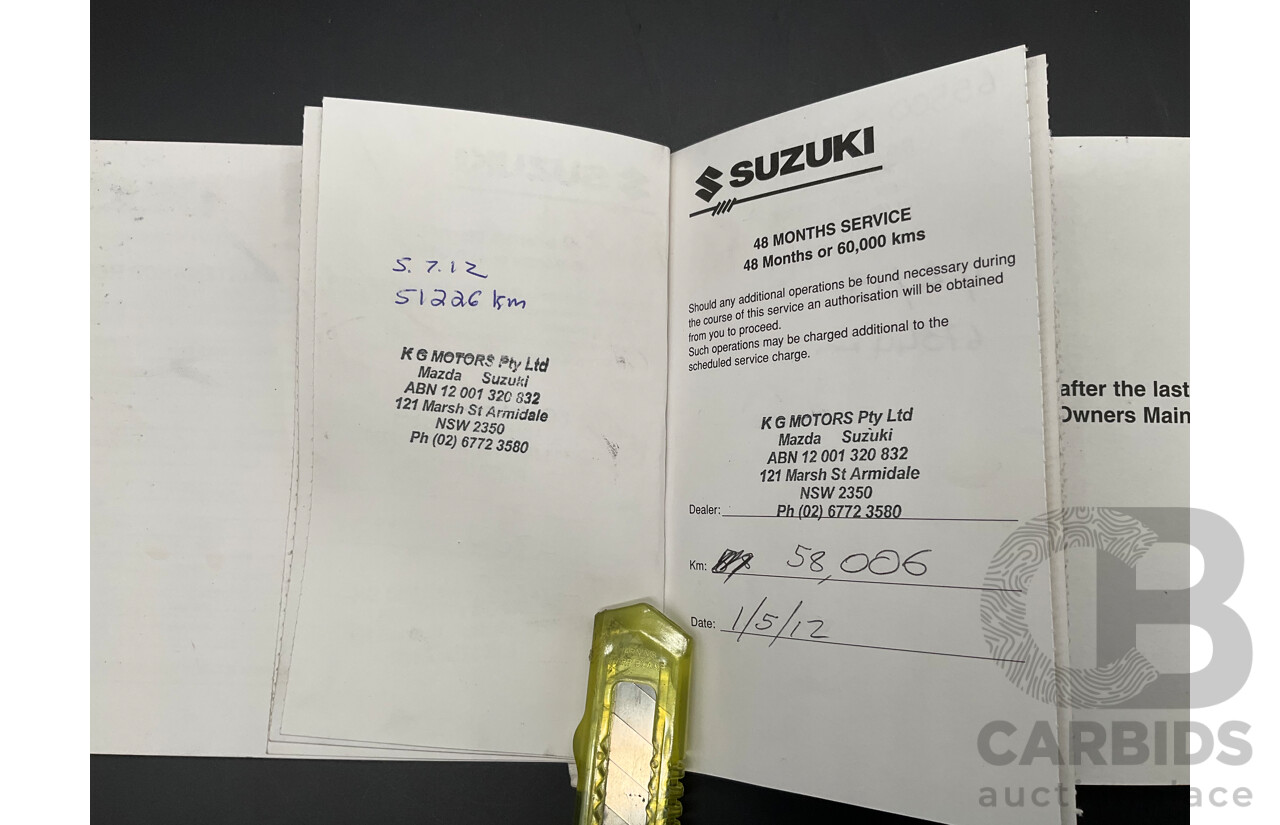 10/2005 Suzuki Liana 4d Sedan Superior White 1.8L