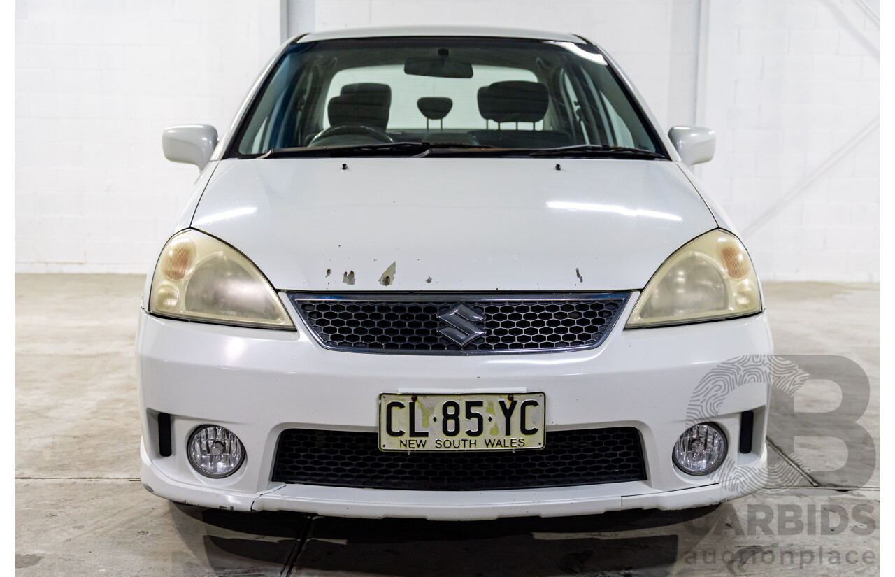 10/2005 Suzuki Liana 4d Sedan Superior White 1.8L