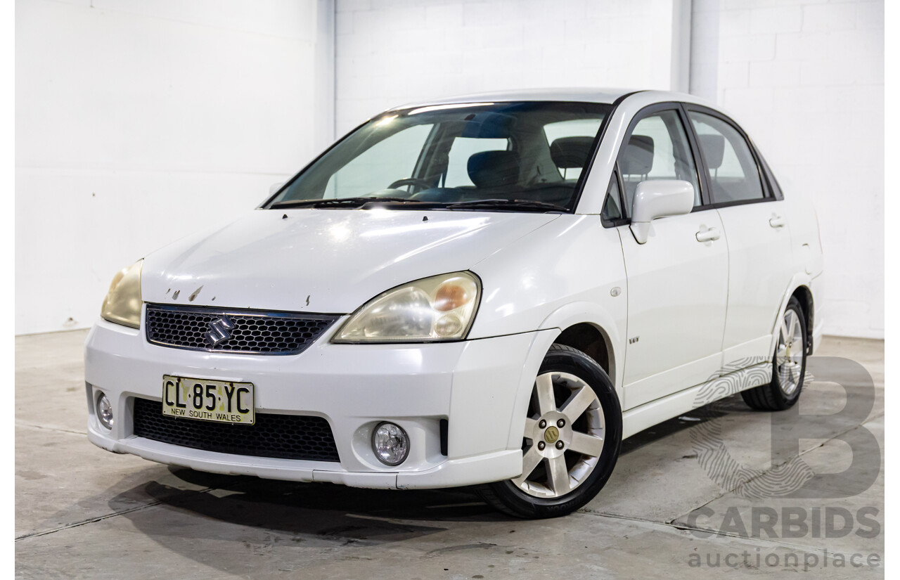 10/2005 Suzuki Liana 4d Sedan Superior White 1.8L