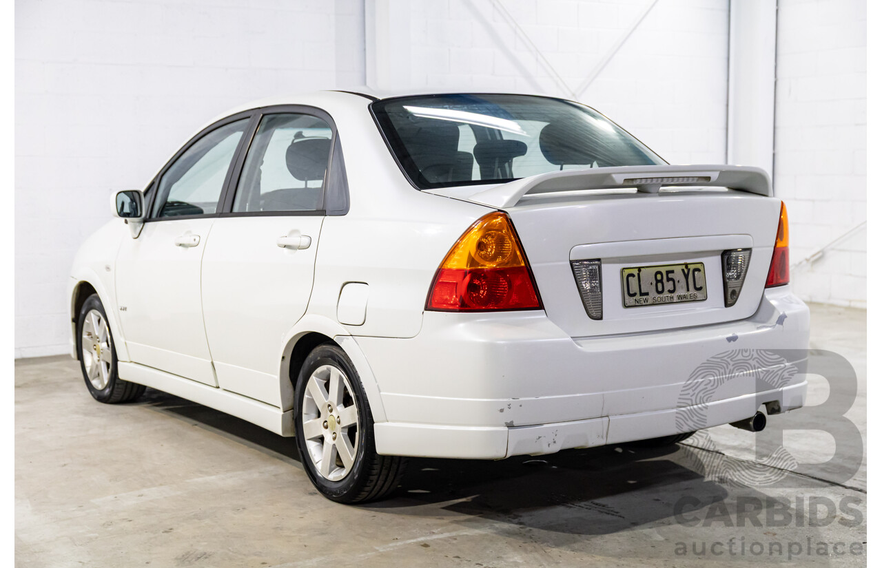 10/2005 Suzuki Liana 4d Sedan Superior White 1.8L
