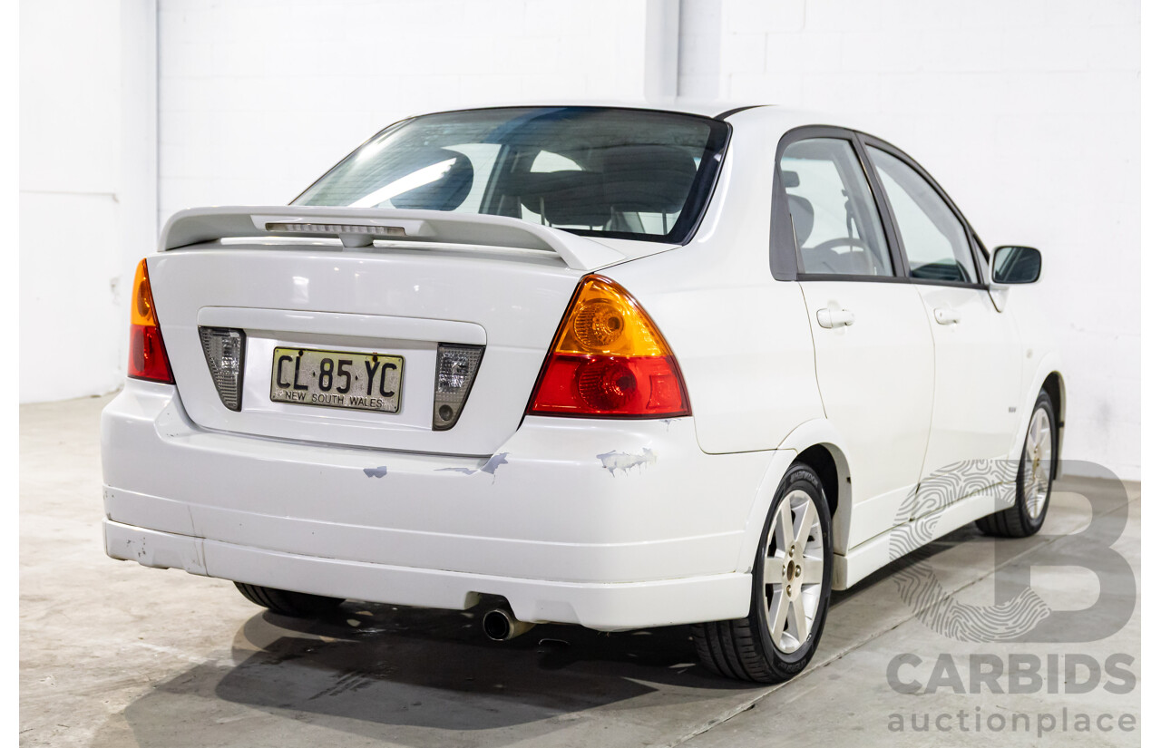 10/2005 Suzuki Liana 4d Sedan Superior White 1.8L
