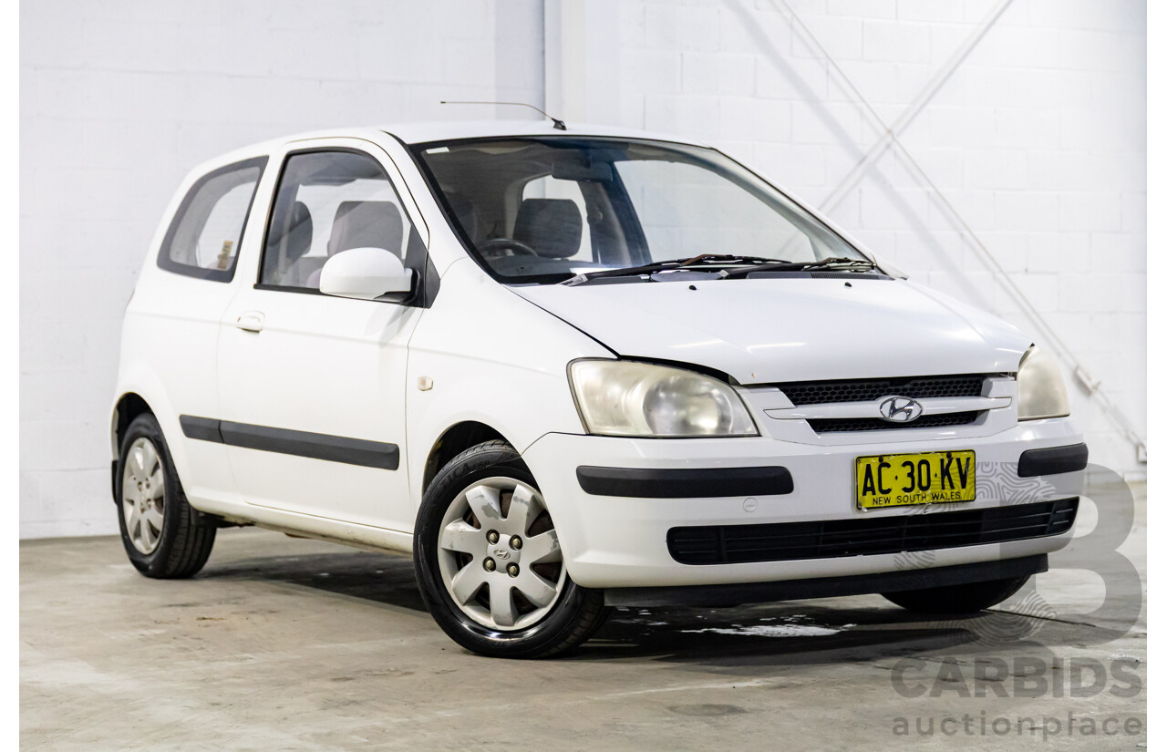 1/2005 Hyundai Getz XL TB 3d Hatchback Noble White 1.3L