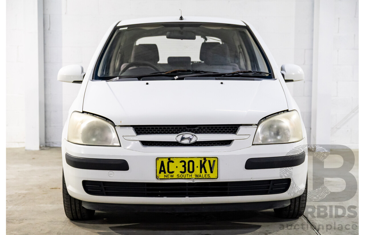 1/2005 Hyundai Getz XL TB 3d Hatchback Noble White 1.3L